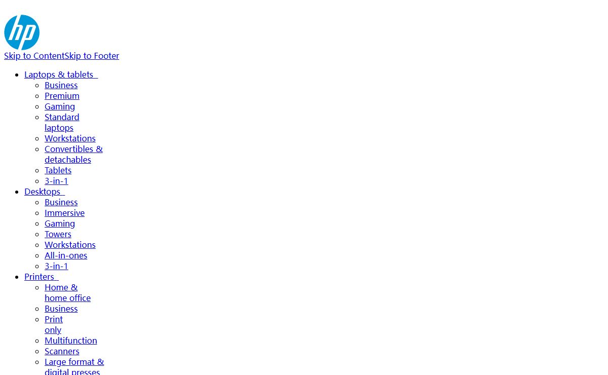 Page Not Found | HP® Official Site