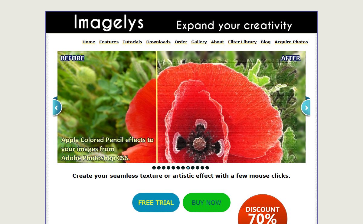 Imagelys - Texture and Artistic Effect - Photoshop Plugin
