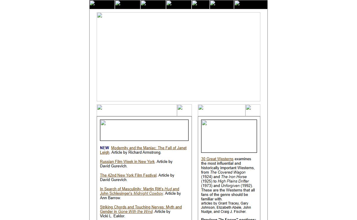 Images: A Journal of Film and Popular Culture