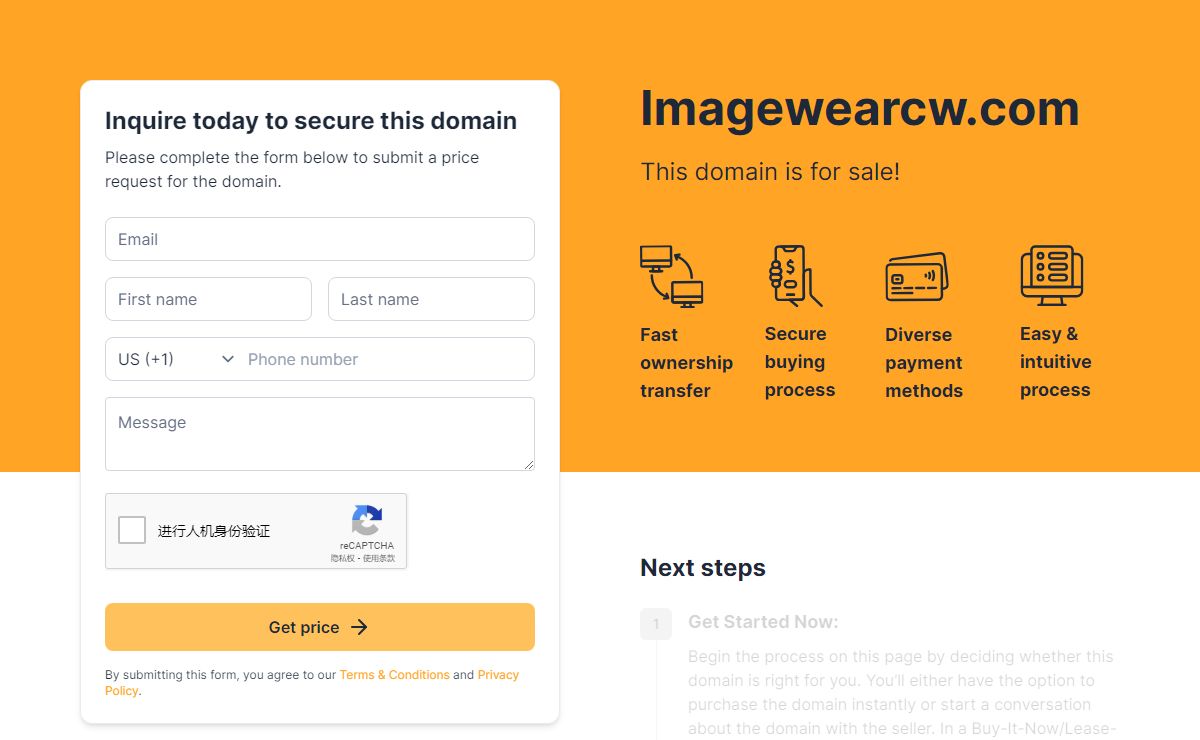 Imagewearcw.com is for sale. Buy it today!