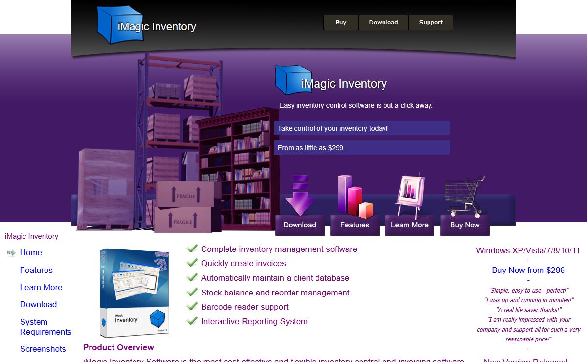 Inventory Software - iMagic Inventory - from $299
