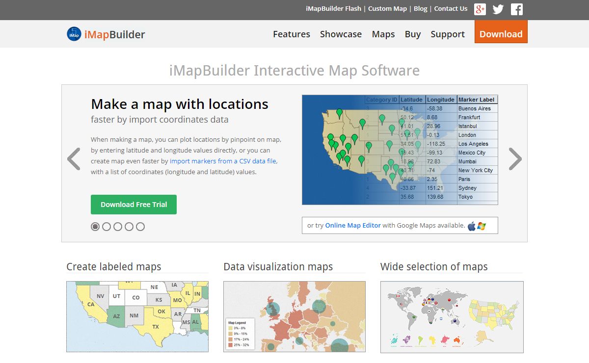 iMapBuilder - Create Interactive Map Software