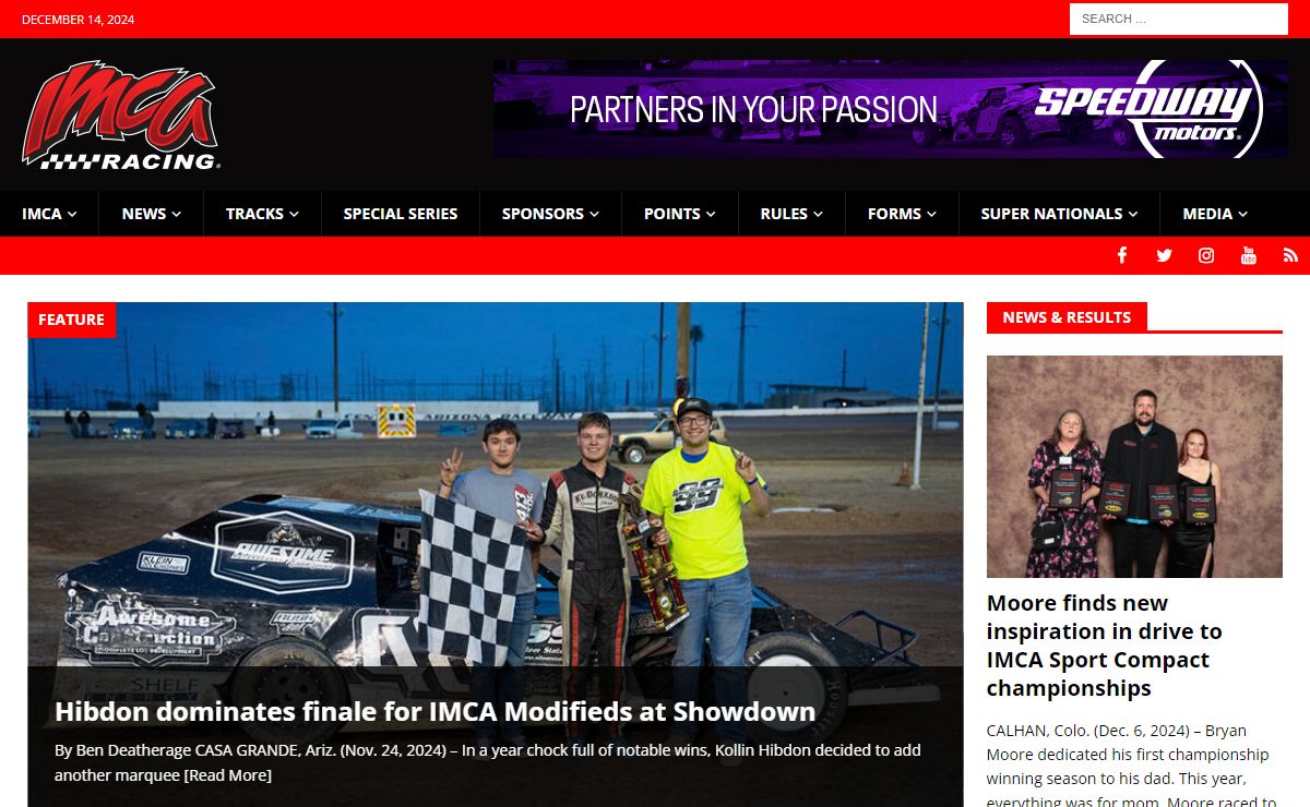 Home - IMCA - International Motor Contest Association