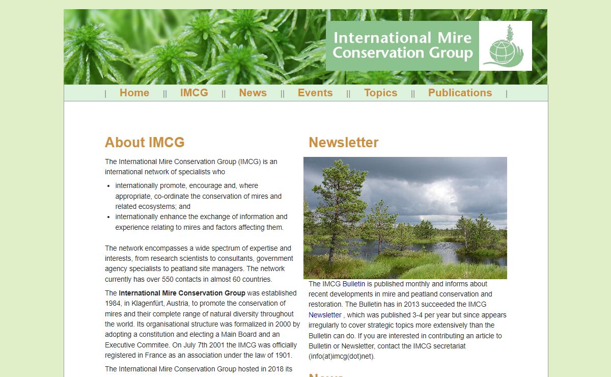 International Mire Conservation Group - Home