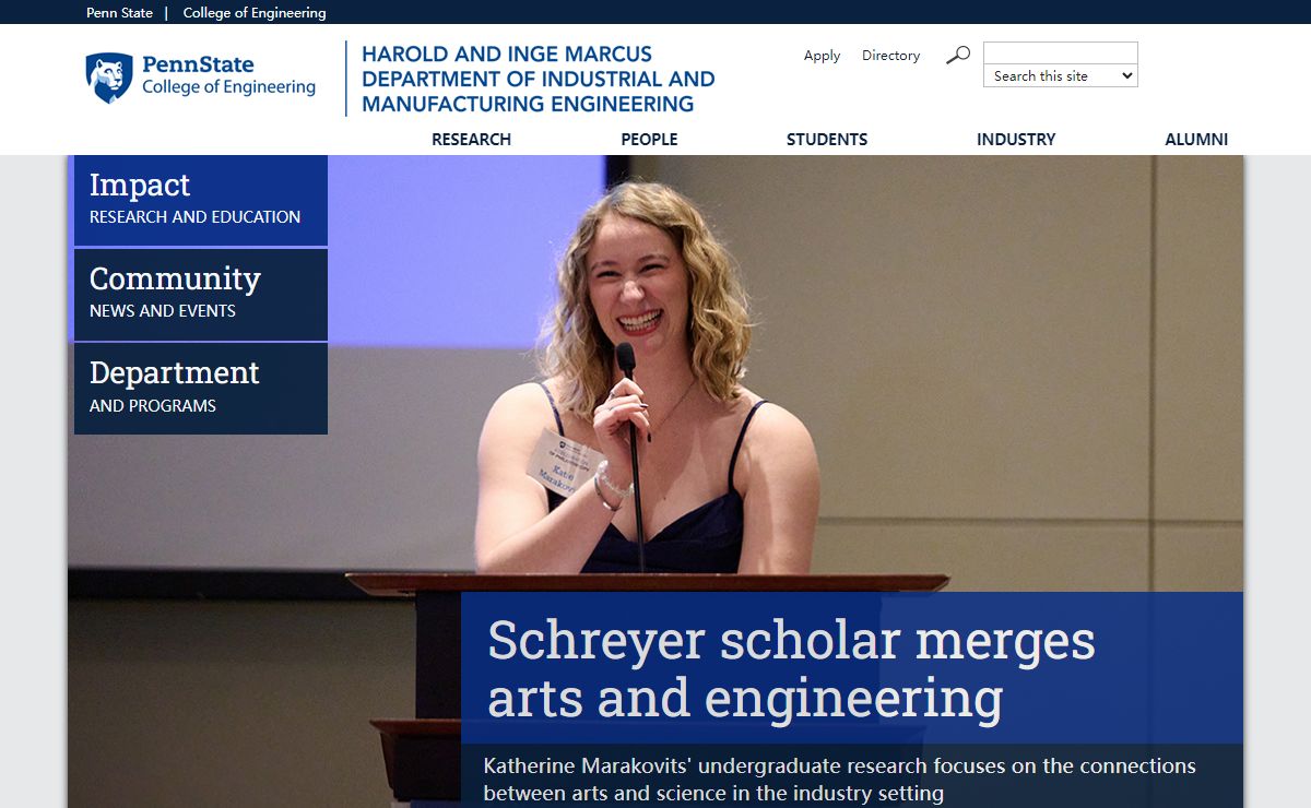 Industrial and Manufacturing Engineering | Penn State Engineering