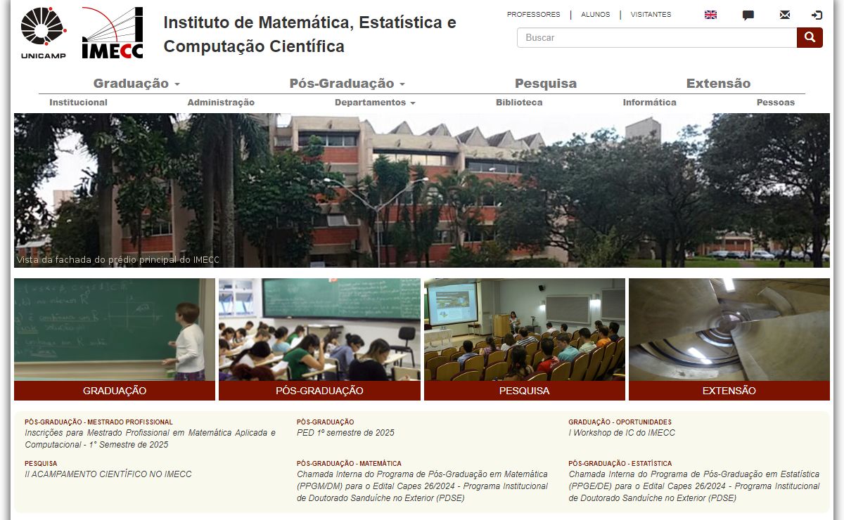 Instituto de Matemática, Estatística e Computação Científica