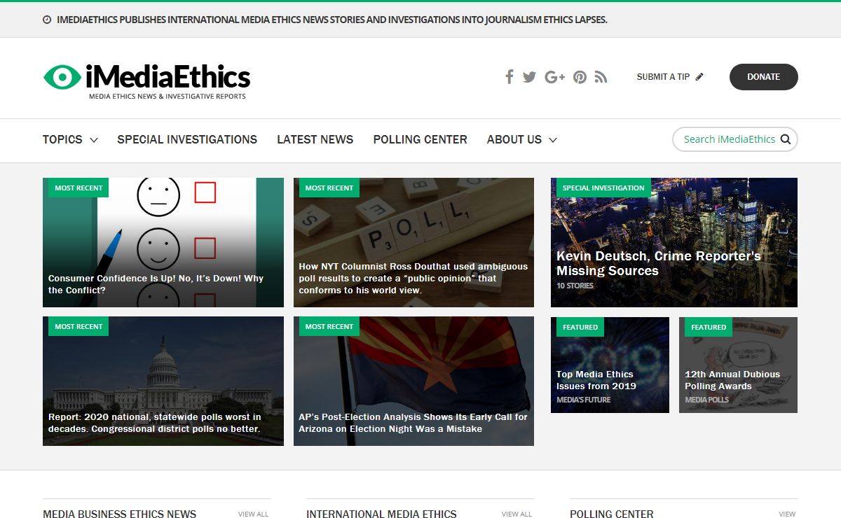 iMediaEthics - Media Ethics News, Plagiarism, Libel & Fake News