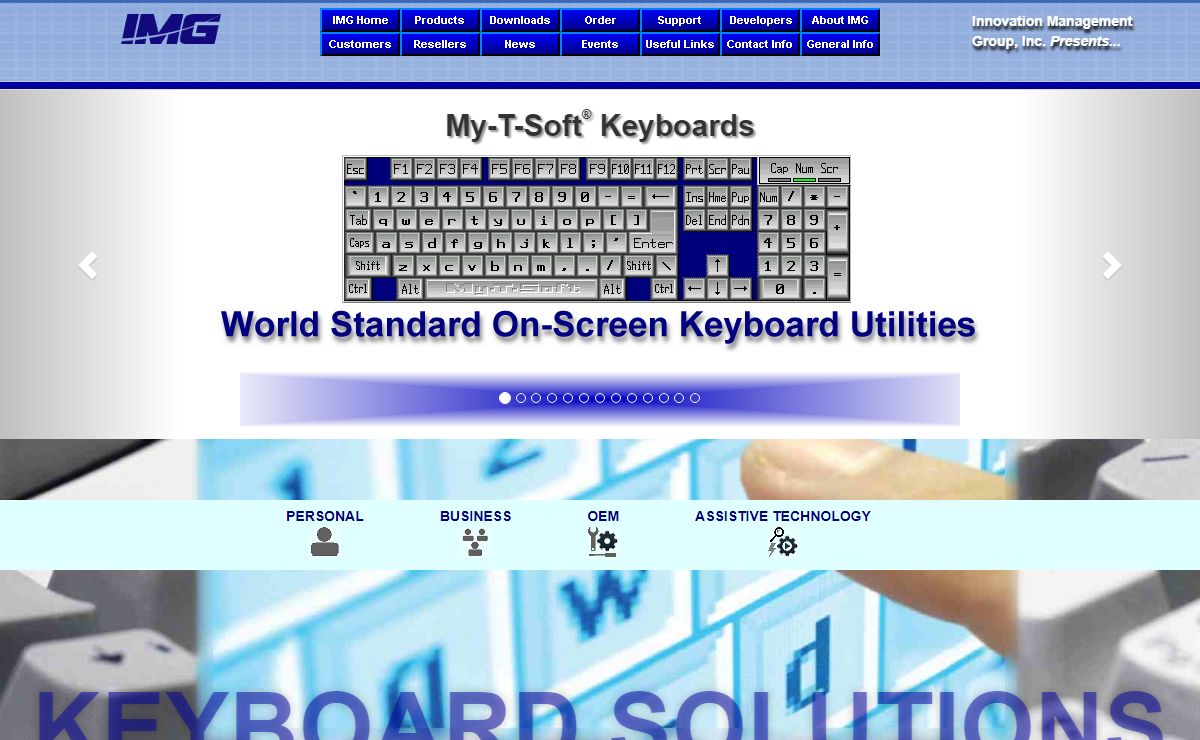 On-screen Keyboard and TouchScreen User Interfaces