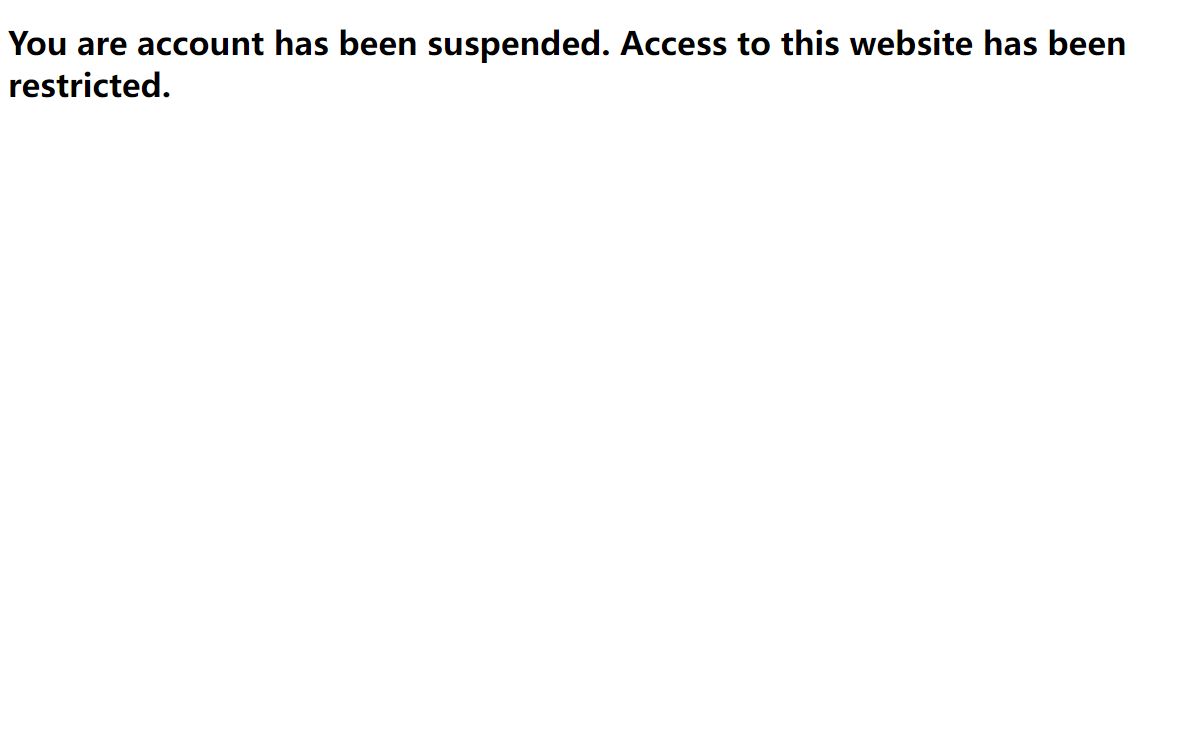 Access Denied