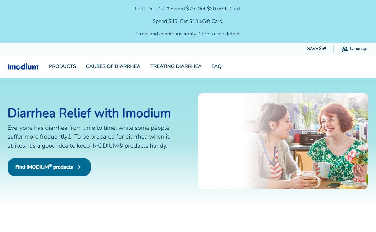 Diarrhea Treatment & Symptom Relief | IMODIUM® Canada