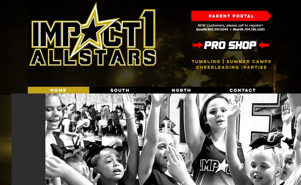 Impact One Allstars | Tumbling Summer Camps Cheerleading Charlotte NC