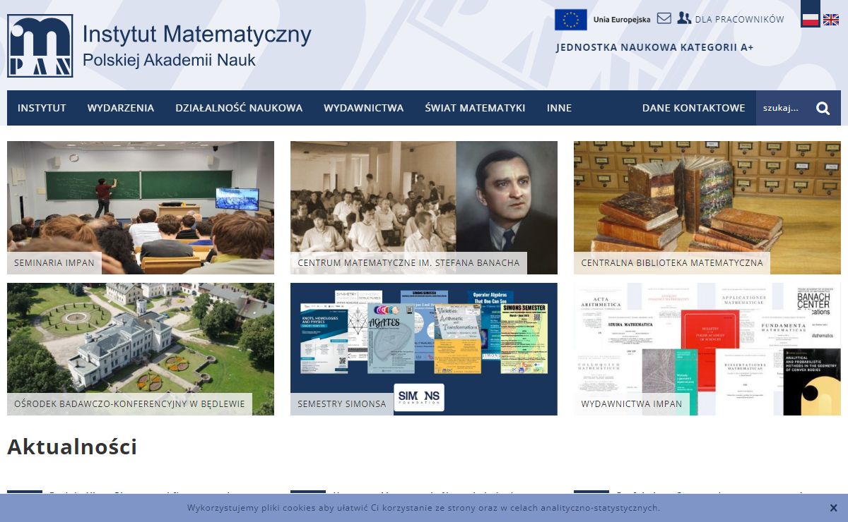 Instytut Matematyczny Polskiej Akademii Nauk