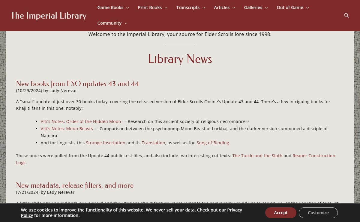The Imperial Library