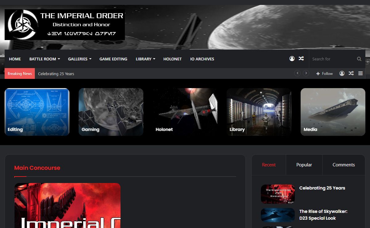 Home - The Imperial Order - A Star Wars Gaming Club - Since 1997