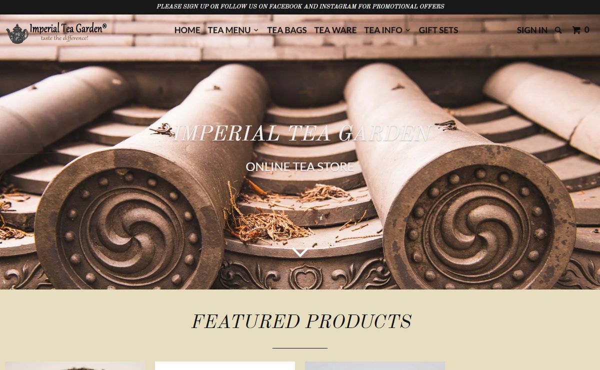 Buy Loose Leaf Green Tea | Imperial Tea Garden Online Tea Shop