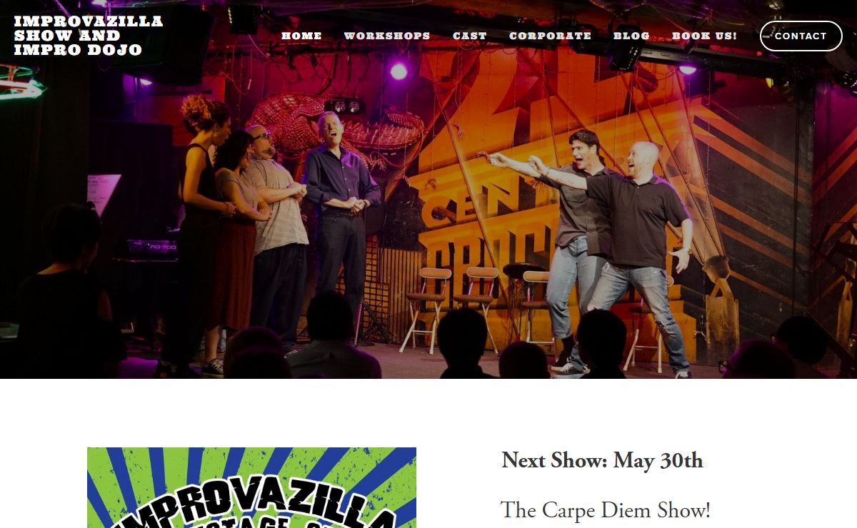 Improvazilla Show and Impro Dojo