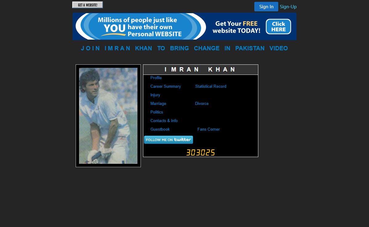 Imran Khan - Cricketer & politician