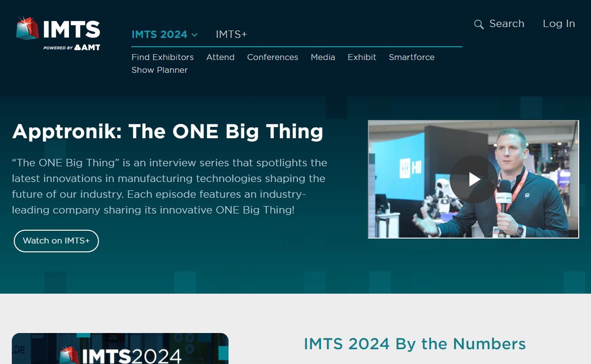 Discover the International Manufacturing Technology Show | Sept. 9-14, 2024 | IMTS September 9 - 14, 2024