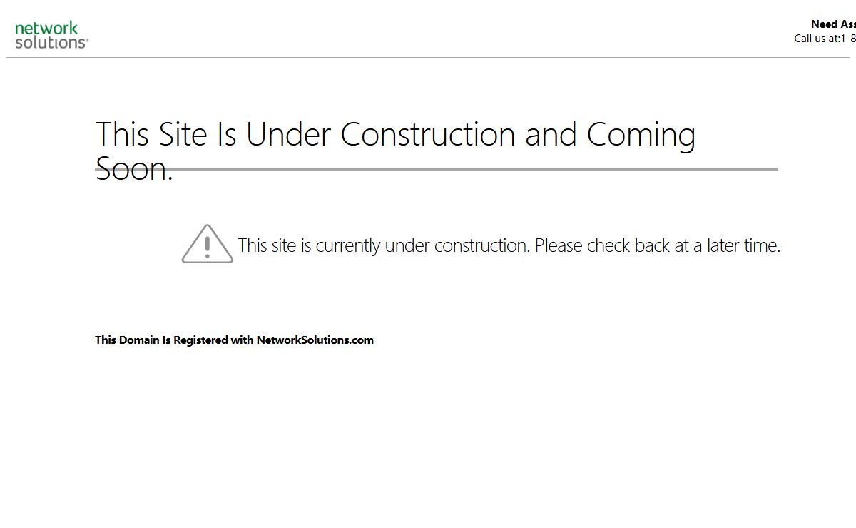 Web Page Under Construction