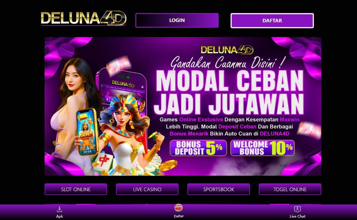 DELUNA4D : LINK PERMAINAN TARUHAN SERU GAMPANG PROFIT TRUSTED