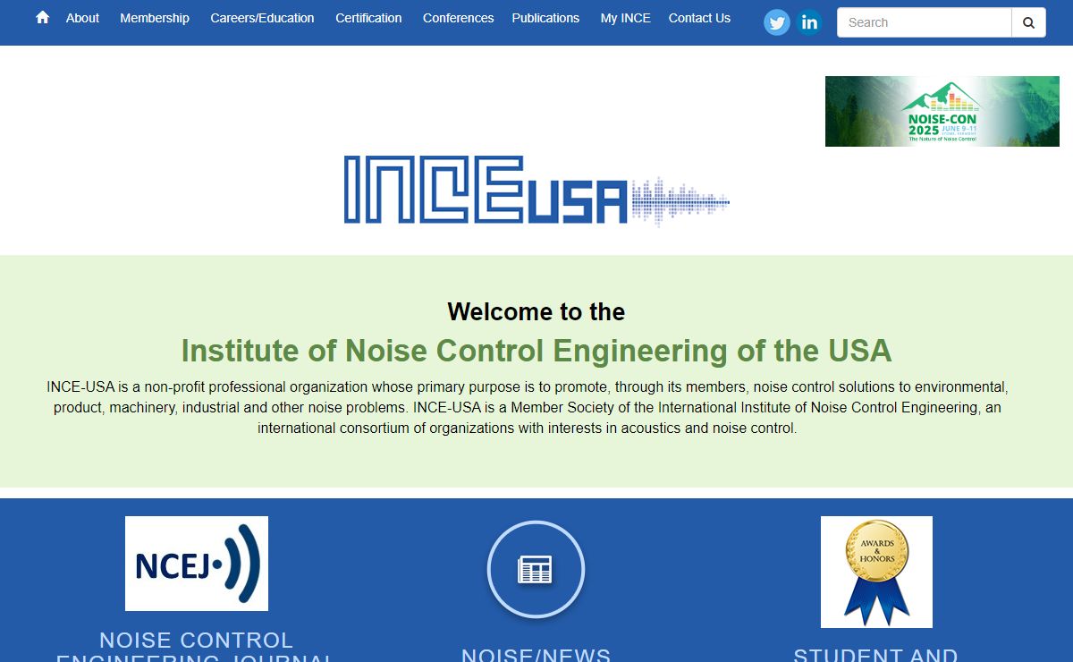 Home - Institute of Noise Control Engineering
