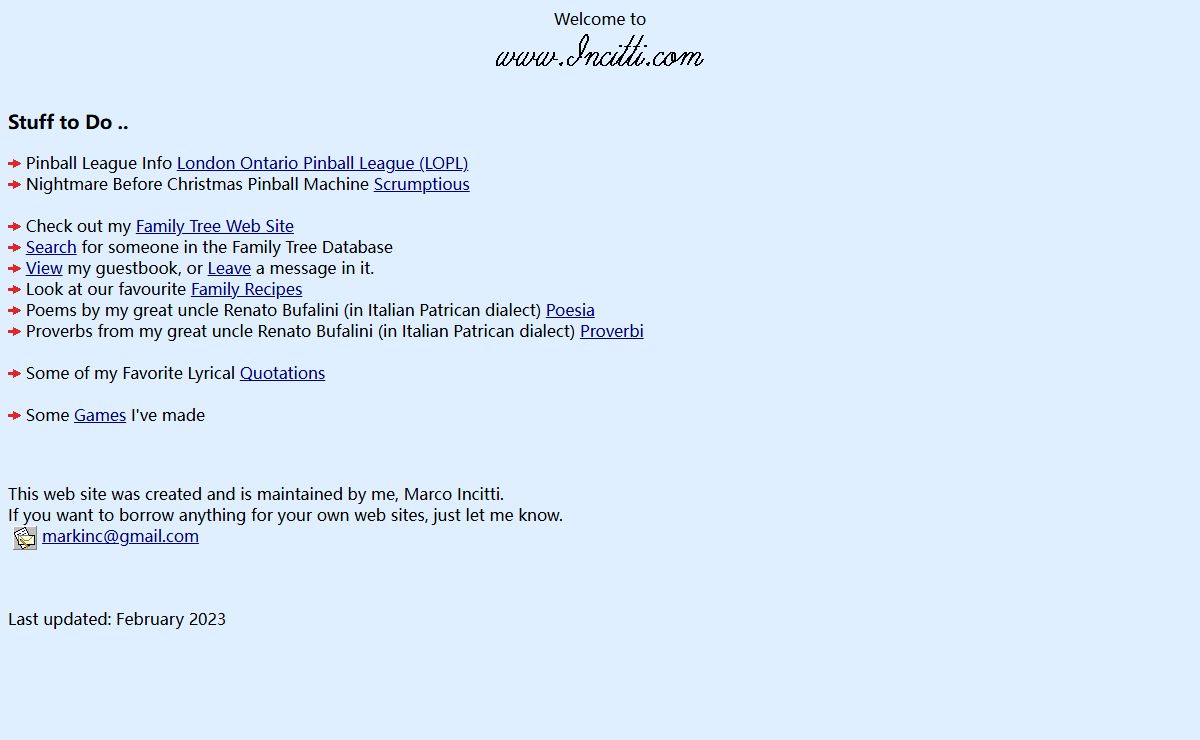 welcome to www.incitti.com