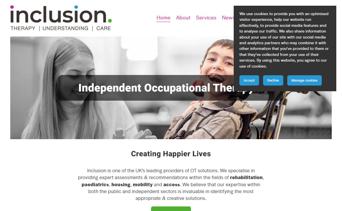 Private Occupational Therapy Services Kent - Independent OT Services in London & Kent