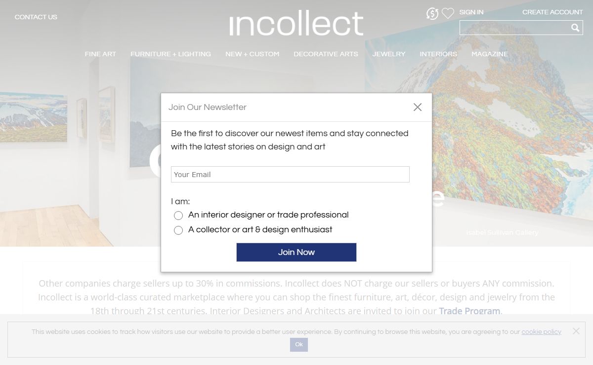 Incollect | Design, Antiques, Fine Art, Vintage & Mid-Century Modern Furniture, Home Décor & Jewelry – Connect with Dealers & Galleries