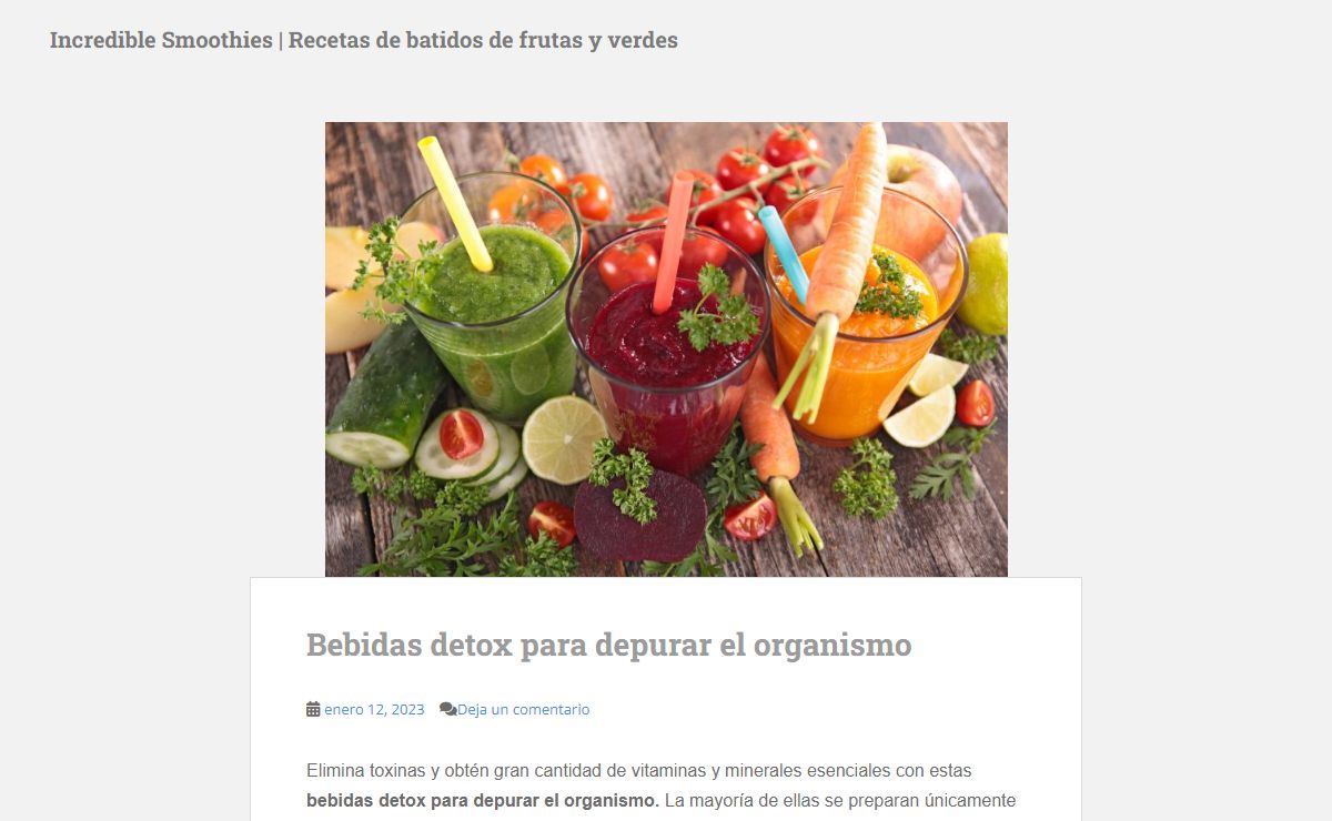 Incredible Smoothies | Recetas de batidos de frutas y verdes