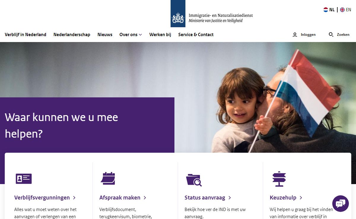 Waar kunnen we u mee helpen? | IND