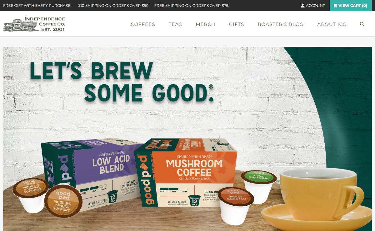 Local & Fresh Roasted 100% Arabica Coffees - Independence Coffee Co.
