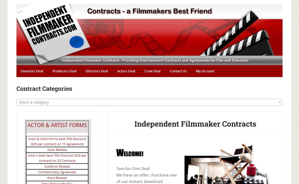 Independent Filmmaker Contracts