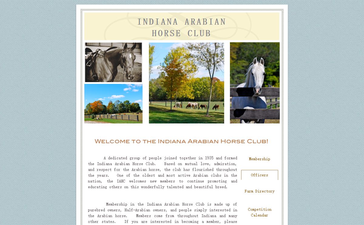Indiana Arabian Horse Club