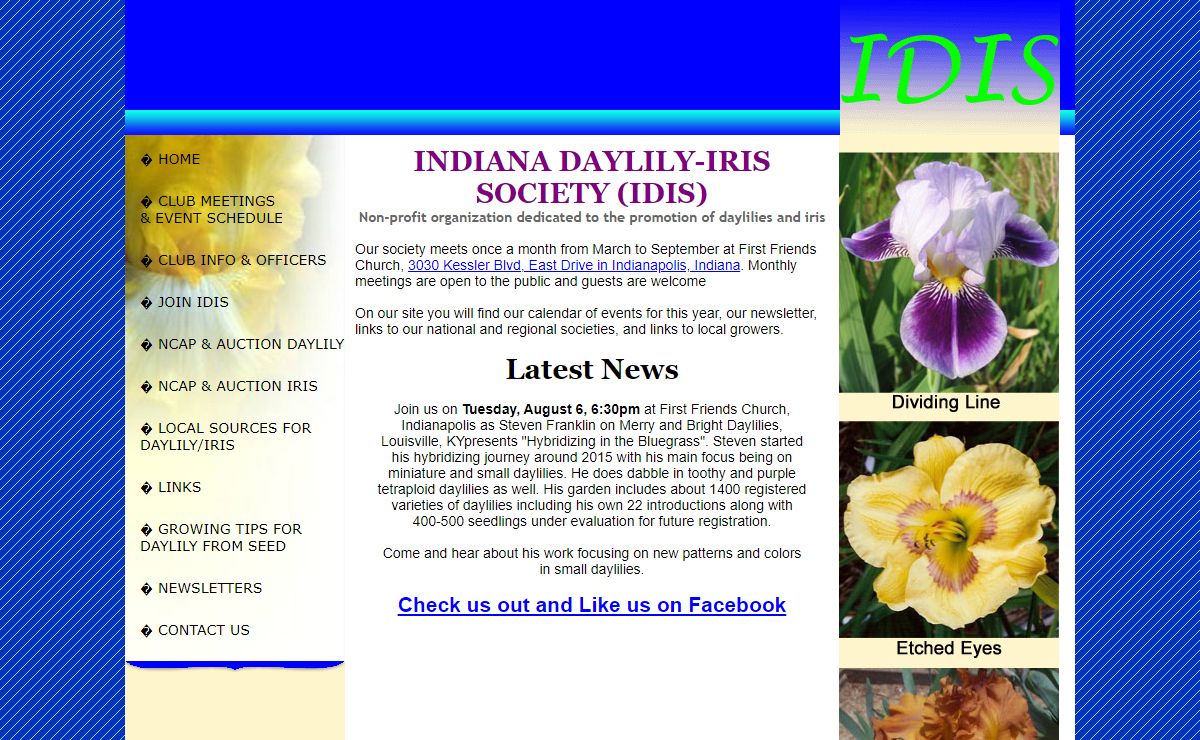 IDIS - Indiana Daylily - Iris Society