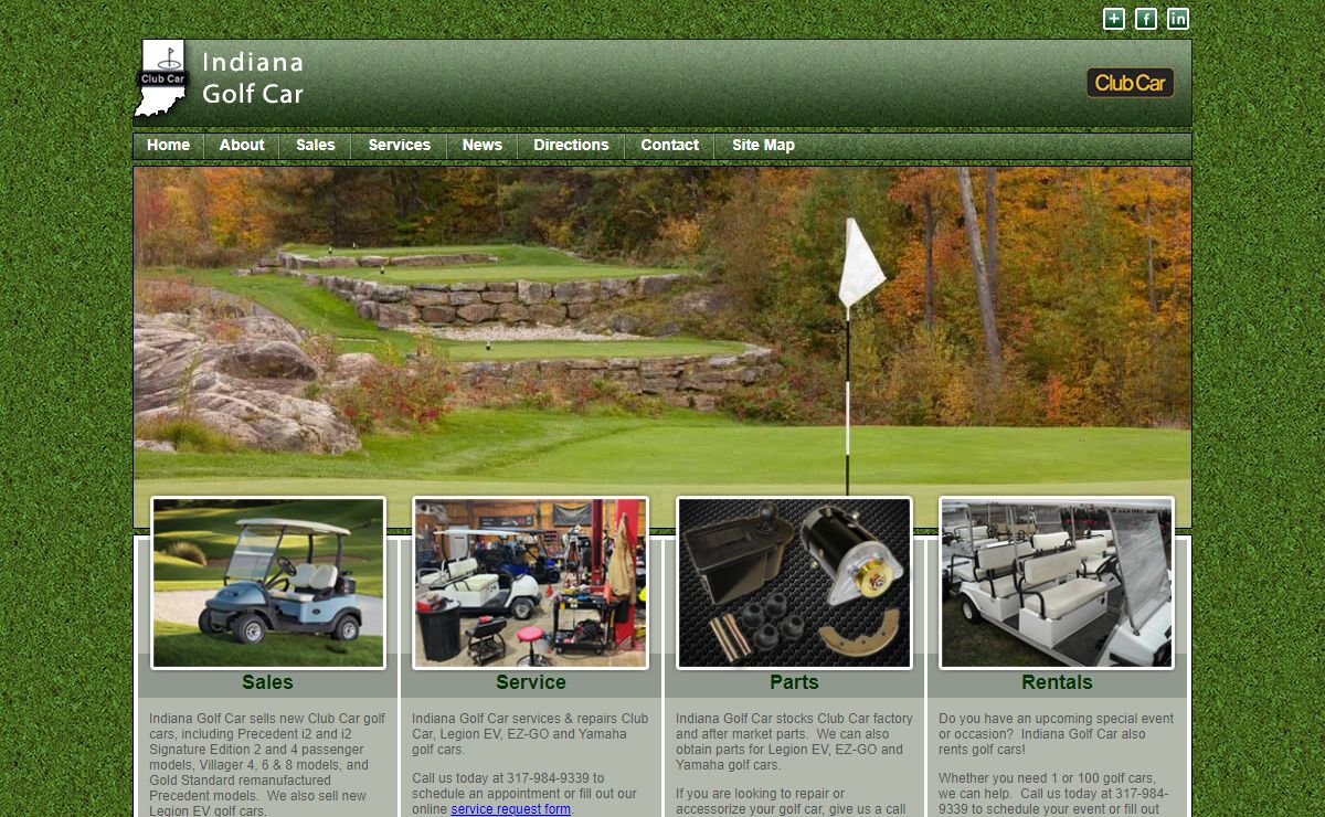 Indiana Golf Car | Sales, Service & Repair, Parts and Rentals