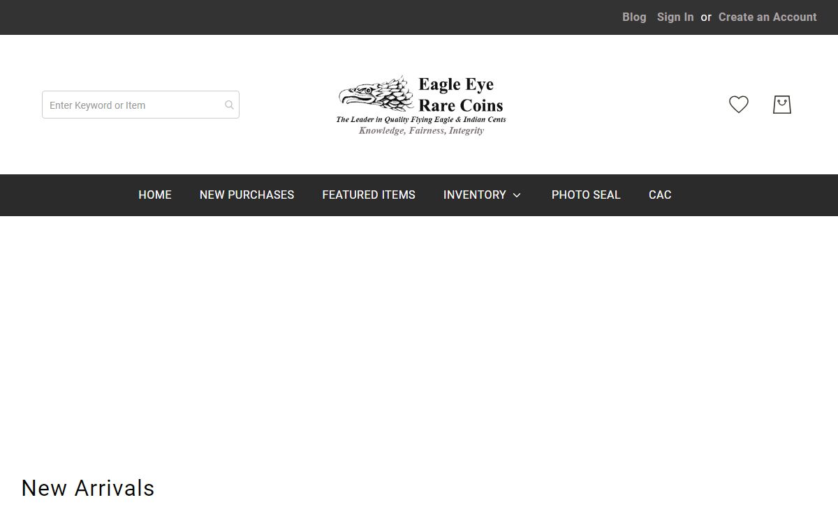 Eagle Eye Rare Coins - www.indiancent.com