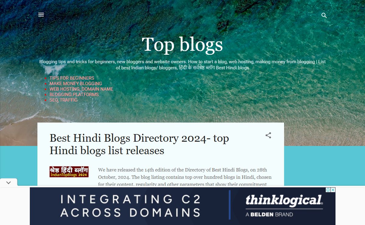 Top blogs