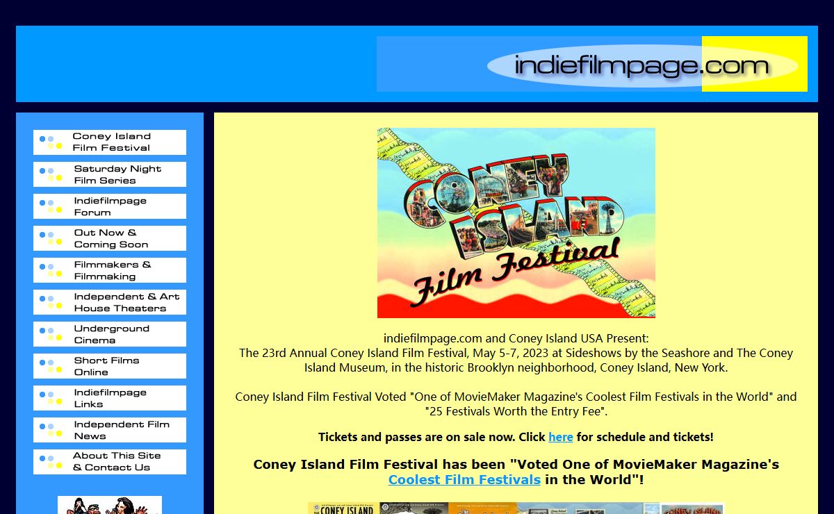 Independent Film = indiefilmpage.com