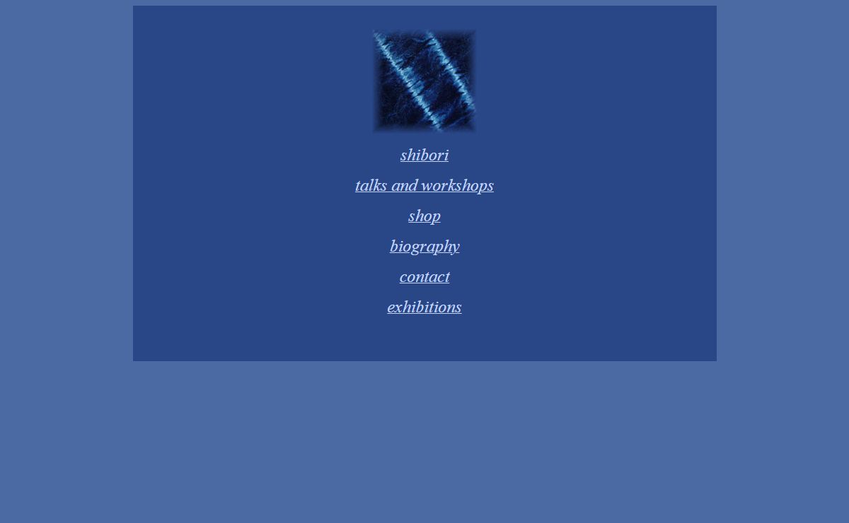 Clarissa Cochran - Shibori - IndigoSilks - Workshops - Hand Dyed Indigo Silks and Workshops