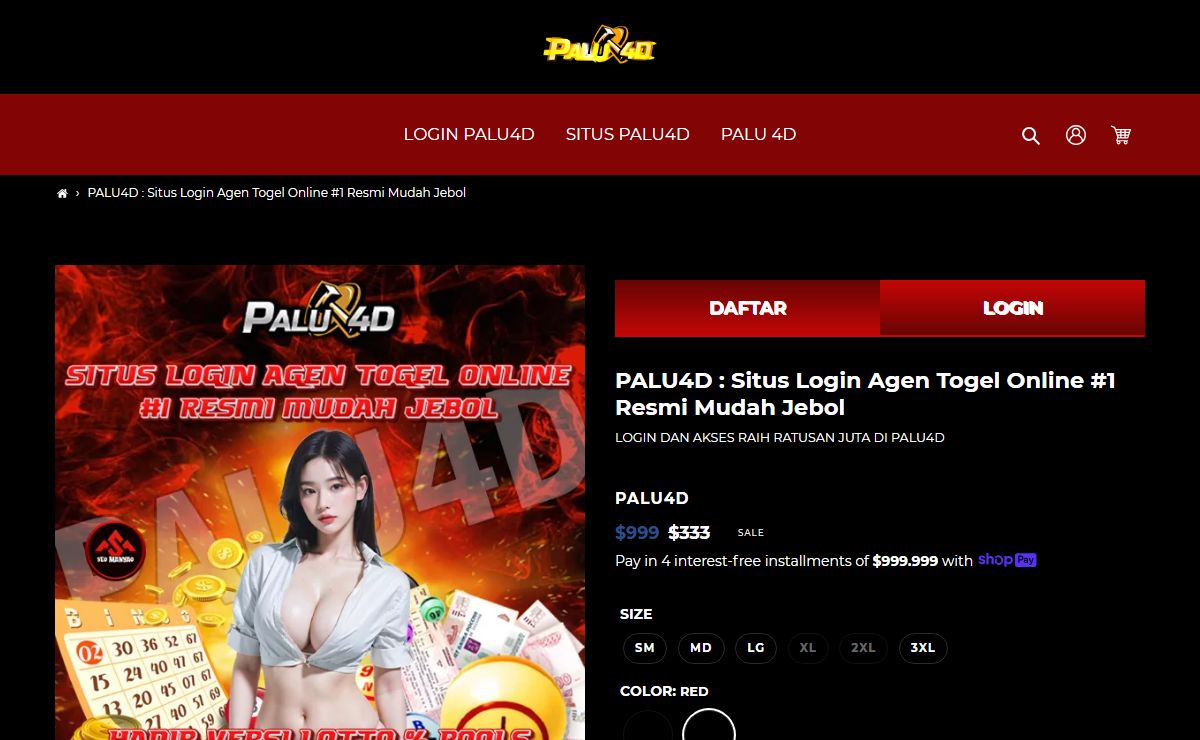 PALU4D : Situs Login Agen Togel Online #1 Resmi Mudah Jebol