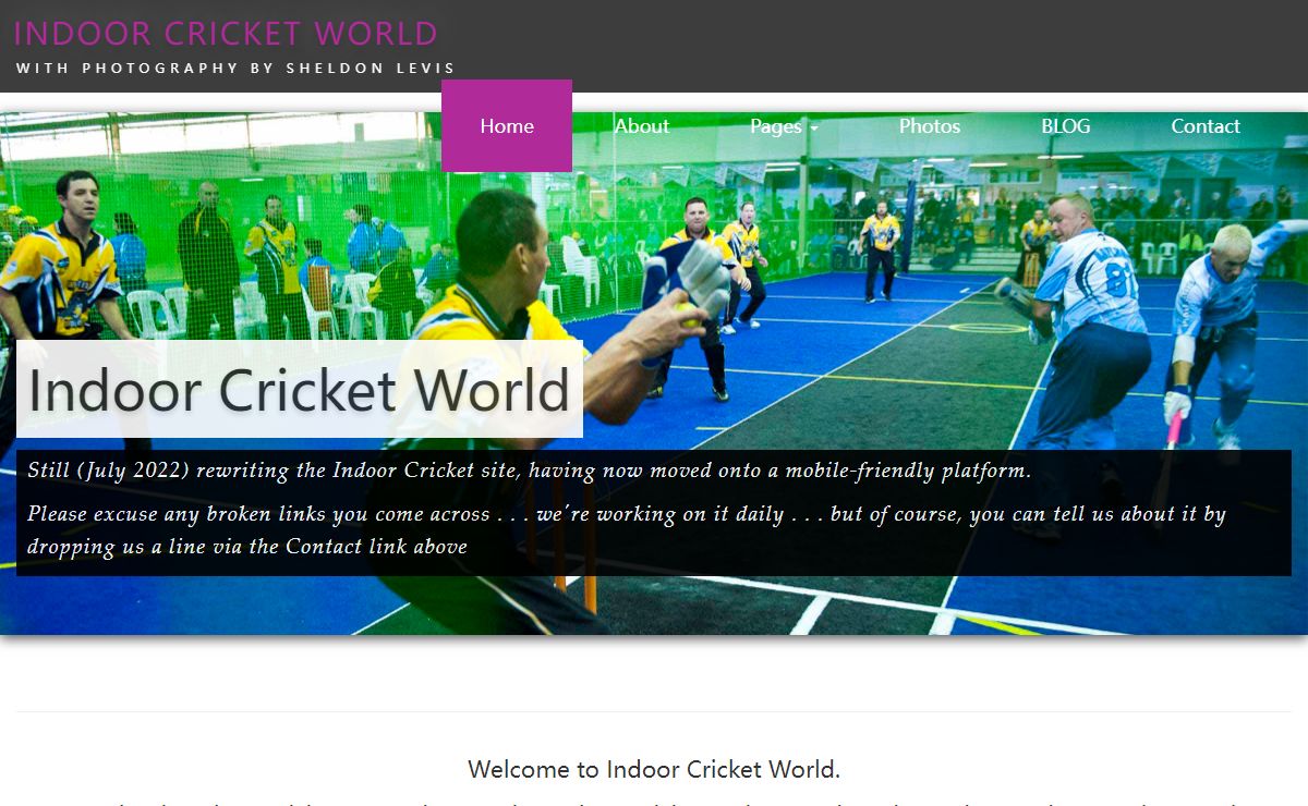 Indoor Cricket World- Welcome