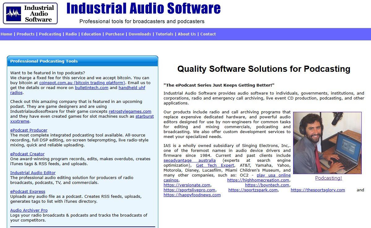 Podcasting- Professional tools for Broadcasters and Podcasters, Podcasting Software and Audio Recording Software for Podcasters