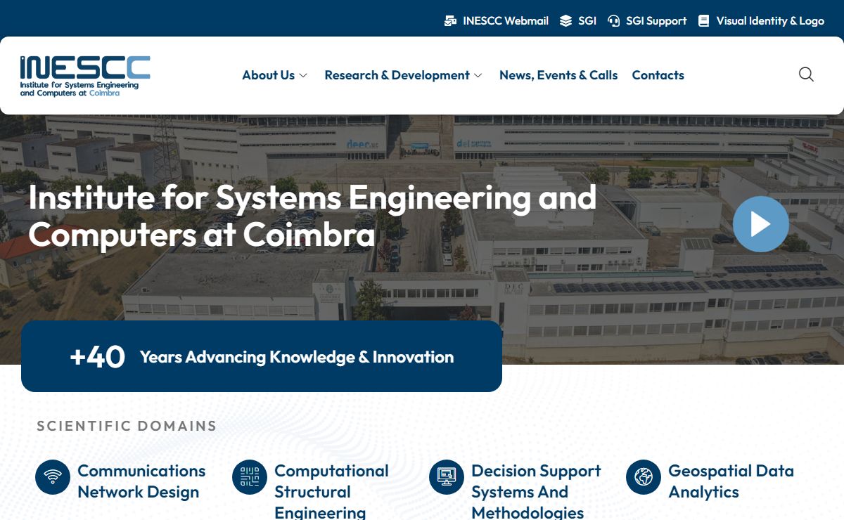 INESC Coimbra – Instituto de Engenharia de Sistemas e Computadores de Coimbra