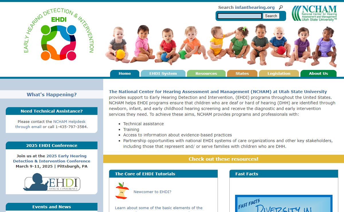 Newborn Hearing Screening and Early Hearing Detection & Intervention Resources | NCHAM
