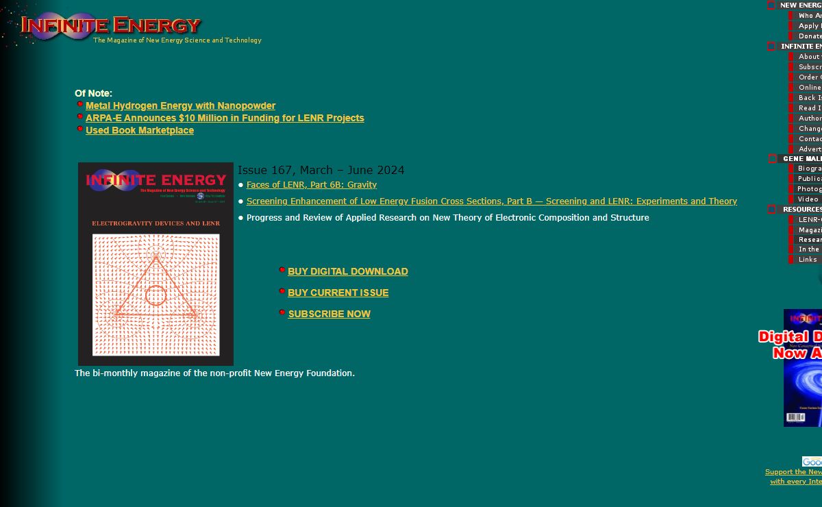Infinite Energy Magazine