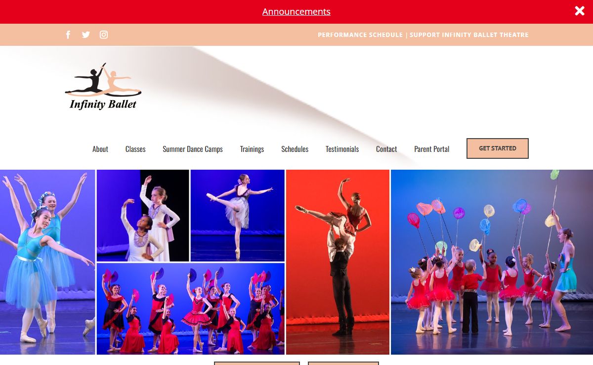 Infinity Ballet – Teaching the Art of Dance