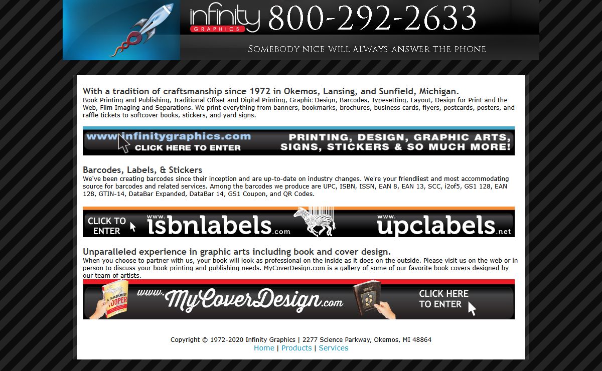 Book Printing and Publishing, Okemos, Lansing, Graphic Design, Vinyl Lettering and Graphics, Diecutting, Barcodes