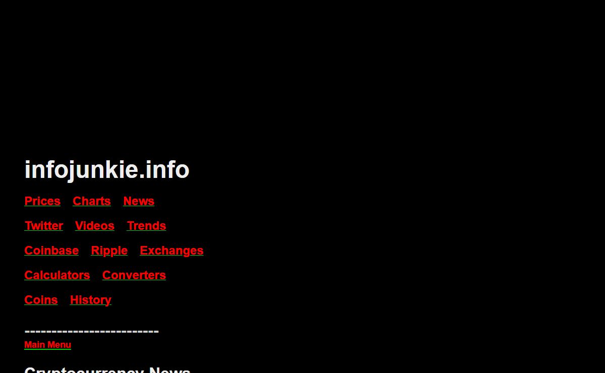 infojunkie.info - Cryptocurrency Information