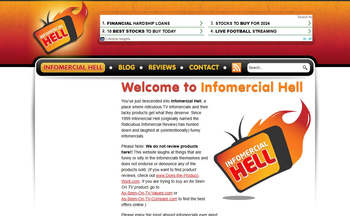 Infomercial Hell (formerly the Ridiculous Infomercial Review)