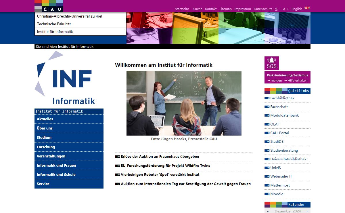 Willkommen am Institut für Informatik — Institut für Informatik